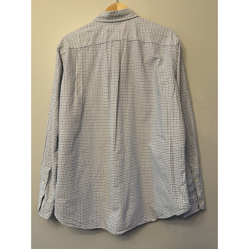 Ralph Lauren Men's Button Up Classic Fit Black Blue‎ Check Color Horse L Preppy - Picture 6 of 6
